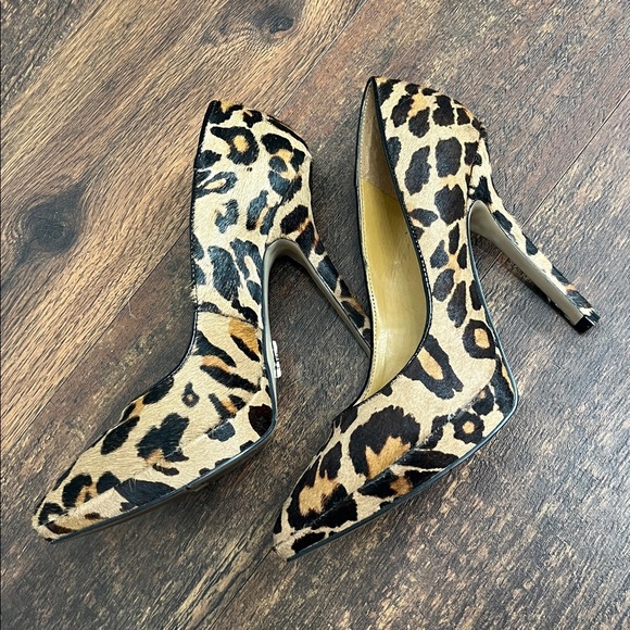 Nine West Love Fury Heels - EC - Size 6 cheetah Y2K - Picture 6 of 6